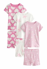 Next - 3 PACK SET REGULAR FIT - Pyžamová sada - pink white hearts Miniatura obrázku 1