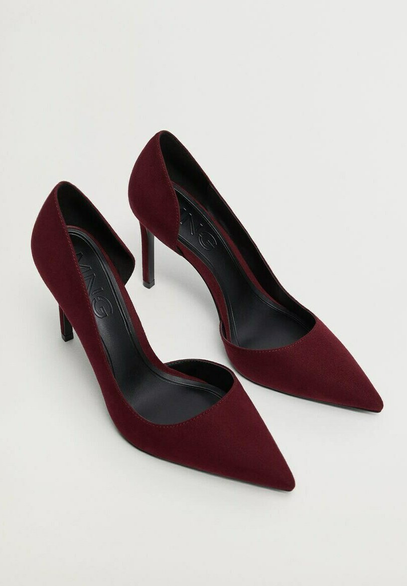 escarpin rouge mango