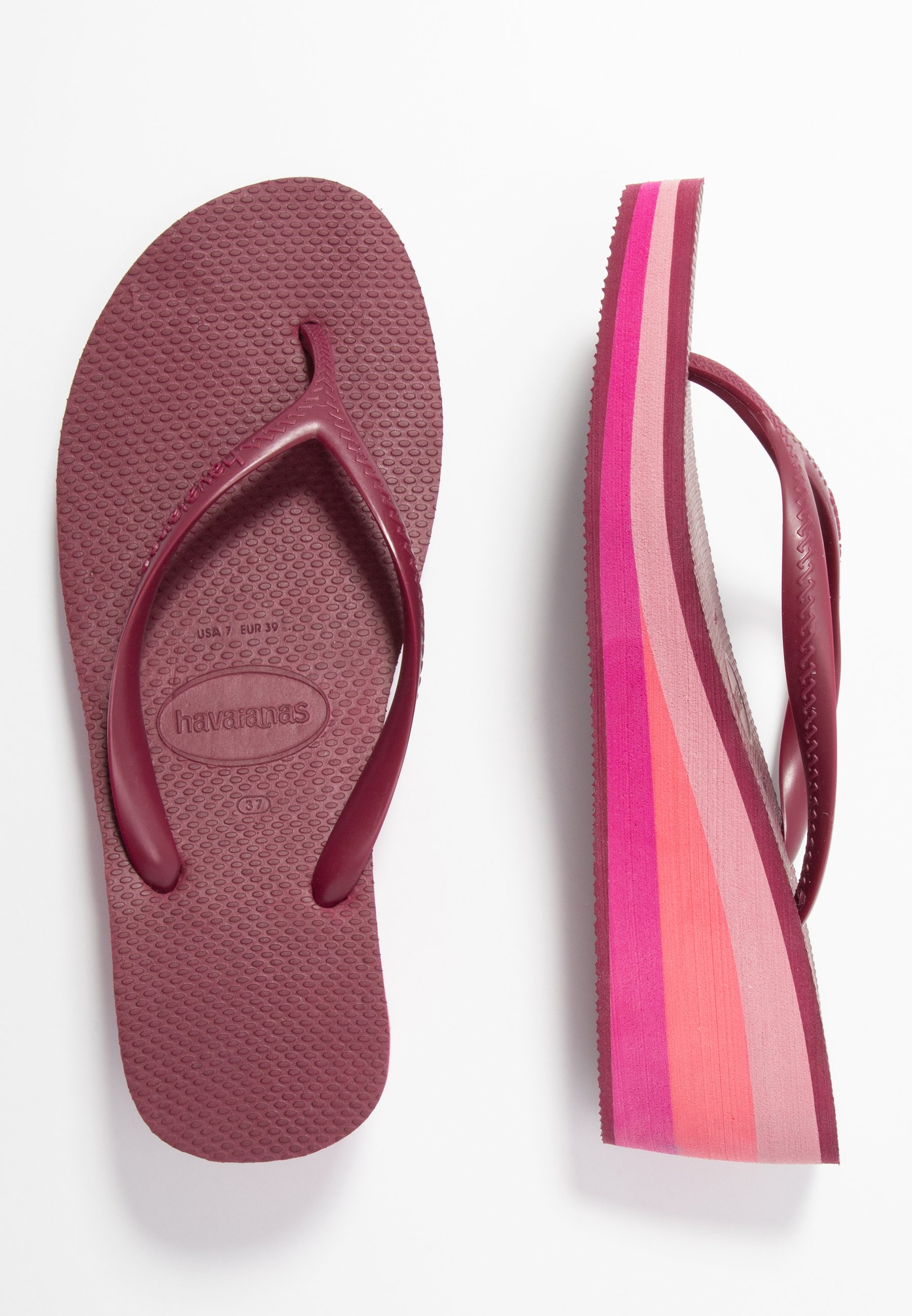 Havaianas HIGH FASHION Badesko bordeaux Zalando.no Havaianas HIGH FASHION Badesko indigo blue Zalando.no