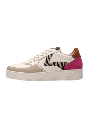 MOMO - Sneaker low - white offwhite zebra fuc