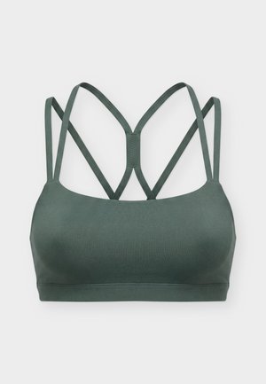 Nike Performance, ZENVY STRAPPY BRA - Αθλητικό σουτιέν ελαφριάς στήριξης - camo green/white