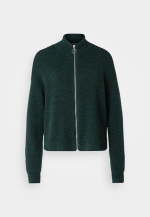 Vero Moda Tall, VMPALMA HIGHNECK ZIP - Cardigan - scarab melange