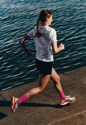 Danish Endurance, TEMPO LIGHT RUNNING SOCKS 3-PACK UNISEX - Chaussettes de sport - pink black