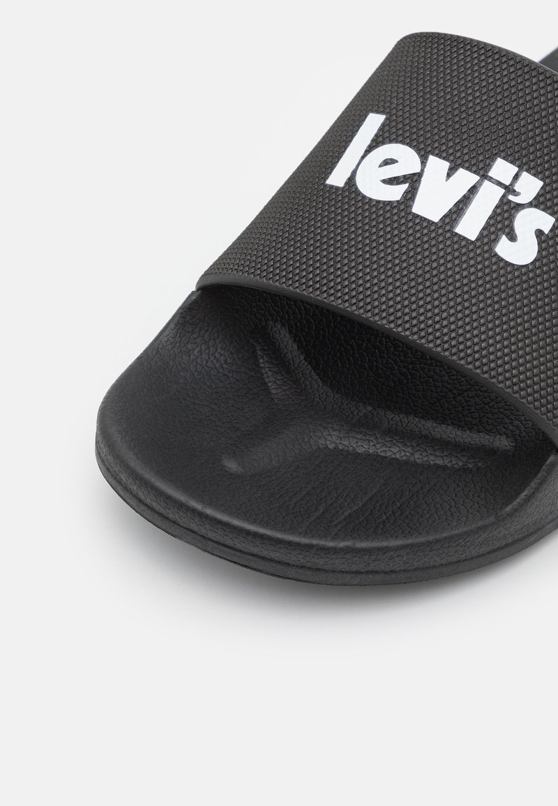 Herren Sandalen | Levi's® JUNE POSTER Pantolette flach full black/schwarz - VP00353 Herren Sandalen | Levi's® JUNE POSTER Pantolette flach full black/schwarz - VP00353