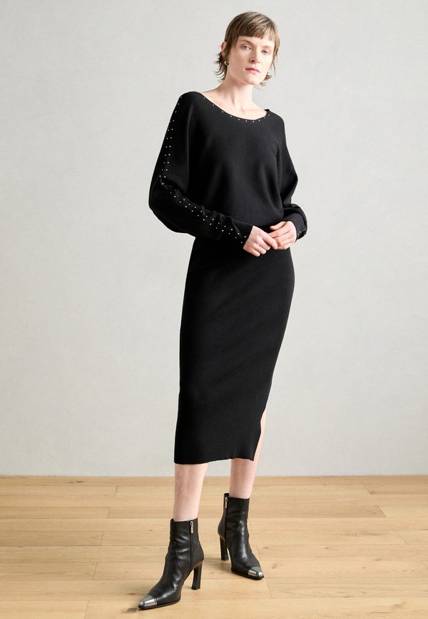 Strickkleid - noir