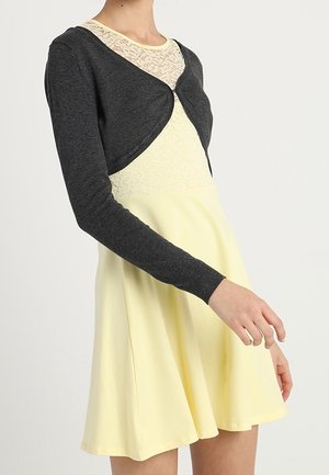 Kardigan - mottled dark grey