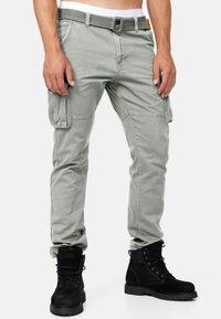 INDICODE JEANS WILLIAM - Cargobroek - lt grey