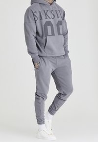 SIKSILK Felpa con cappuccio - grey