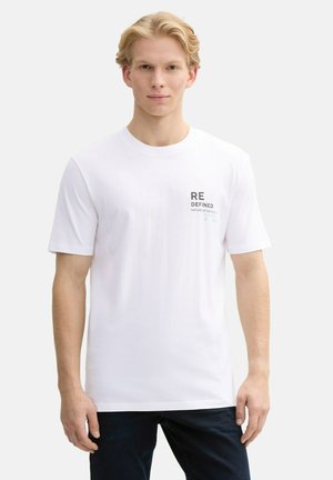 TOM TAILOR DENIM Print T-shirt - white