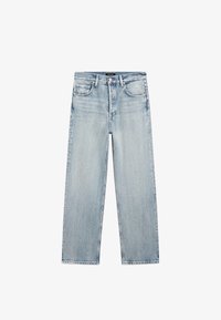 Massimo Dutti HIGH-WAIST STRAIGHT-LEG Straight leg jeans light