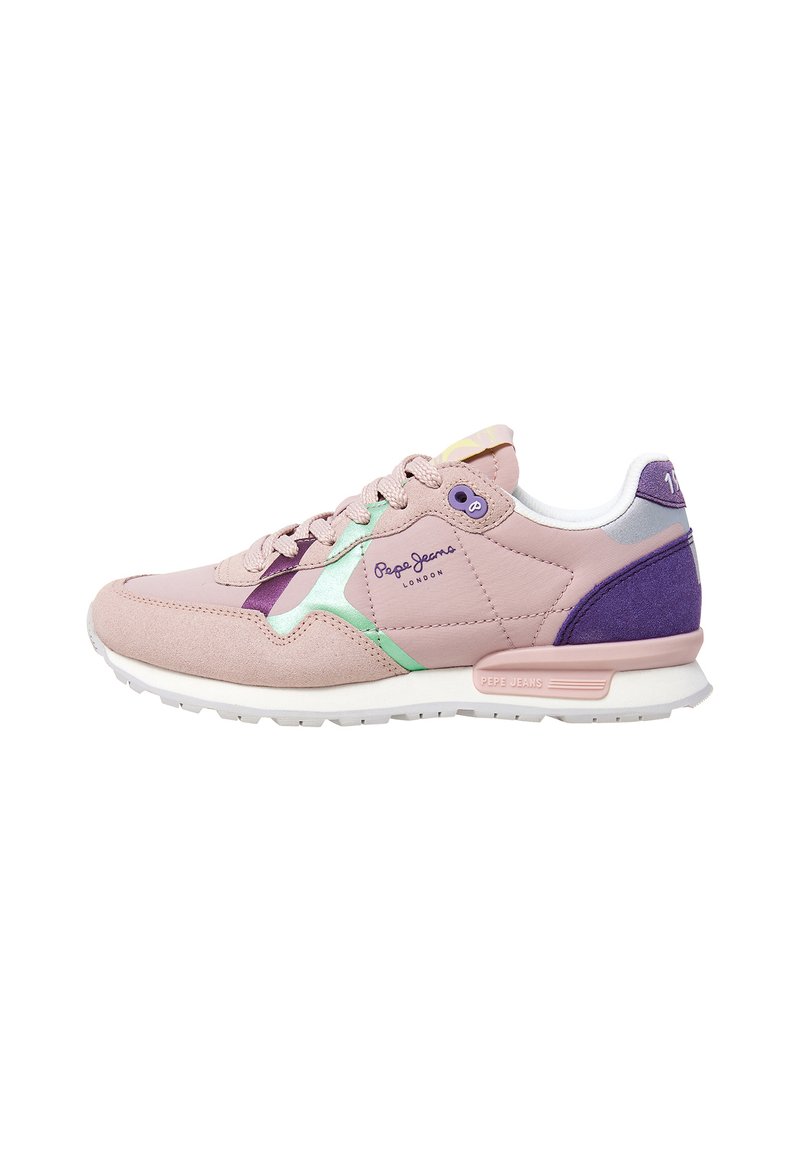 Pepe jeans BRIT PRINT LUX W Wit / Beige - Schoenen Lage sneakers Dames € 59,99
