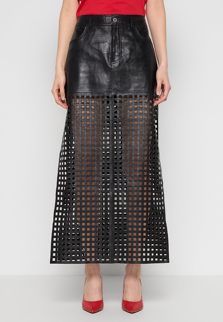 STAND STUDIO Leren rok zwart STAND STUDIO Leren rok zwart