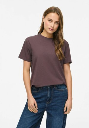 VILA, VINORA S/S T-SHIRT - NOOS - T-shirt basique - raisin