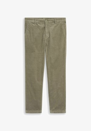 TOM TAILOR DENIM, TOM TAILOR DENIM HOSEN & CHINO RELAXED FIT CORDHOSE - Chino - dark sage green