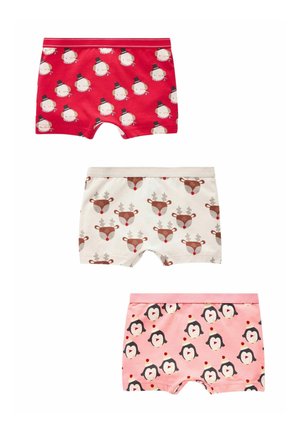 3 PACK - Hlačke - red