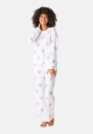 PJ Salvage PEACE LOVE WITHIN SET - Pigiama - weiss