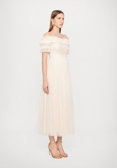 Needle & Thread MIDSUMMER BODICE OFF SHOULDER GOWN - Festklänning - exclusive cream