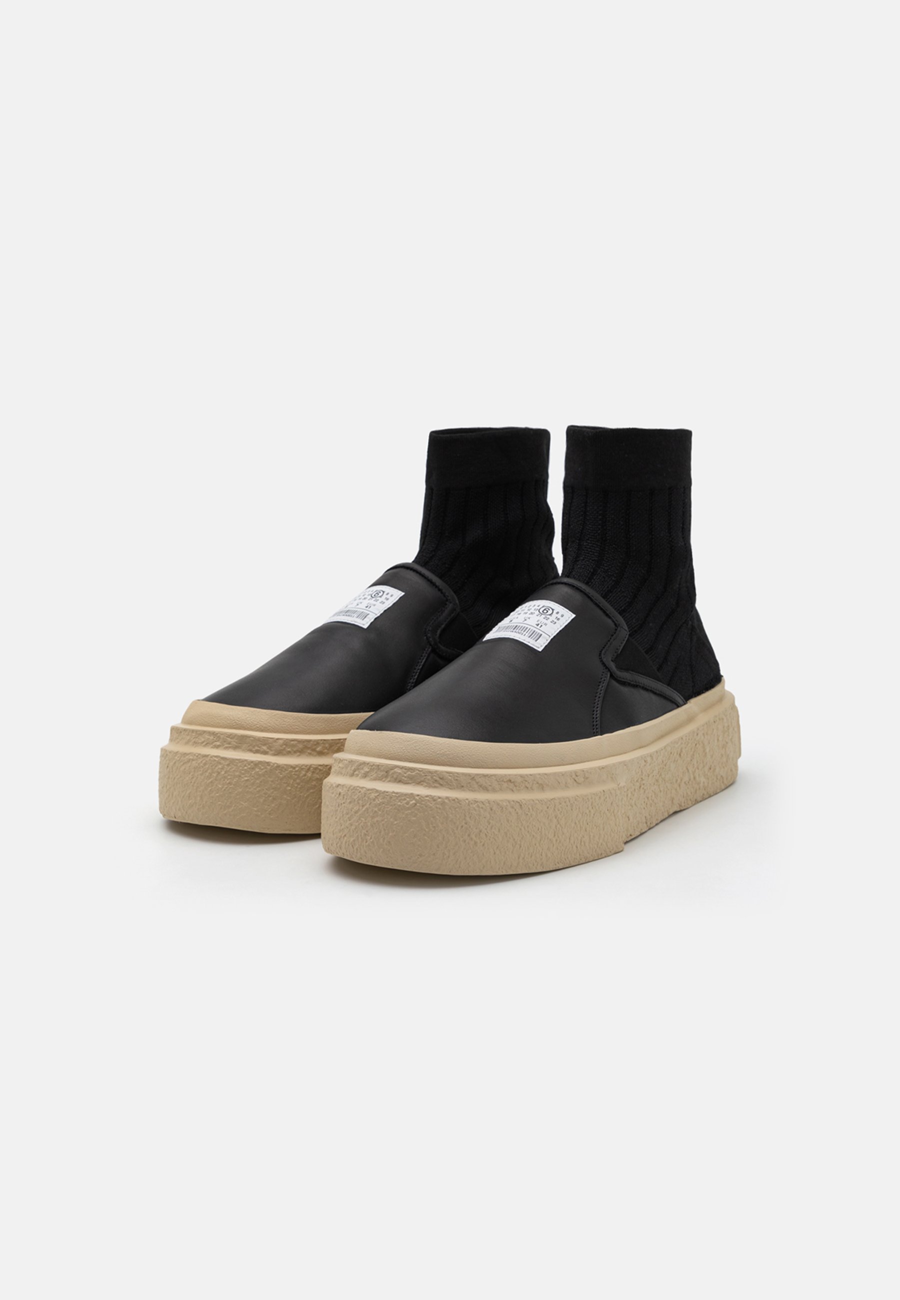 MM6 Maison Margiela Sneakers high - black/negru - Zalando.ro