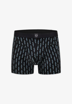 A-dam, BLACK TROUTS AOP - Boxer aderenti - a-dam black