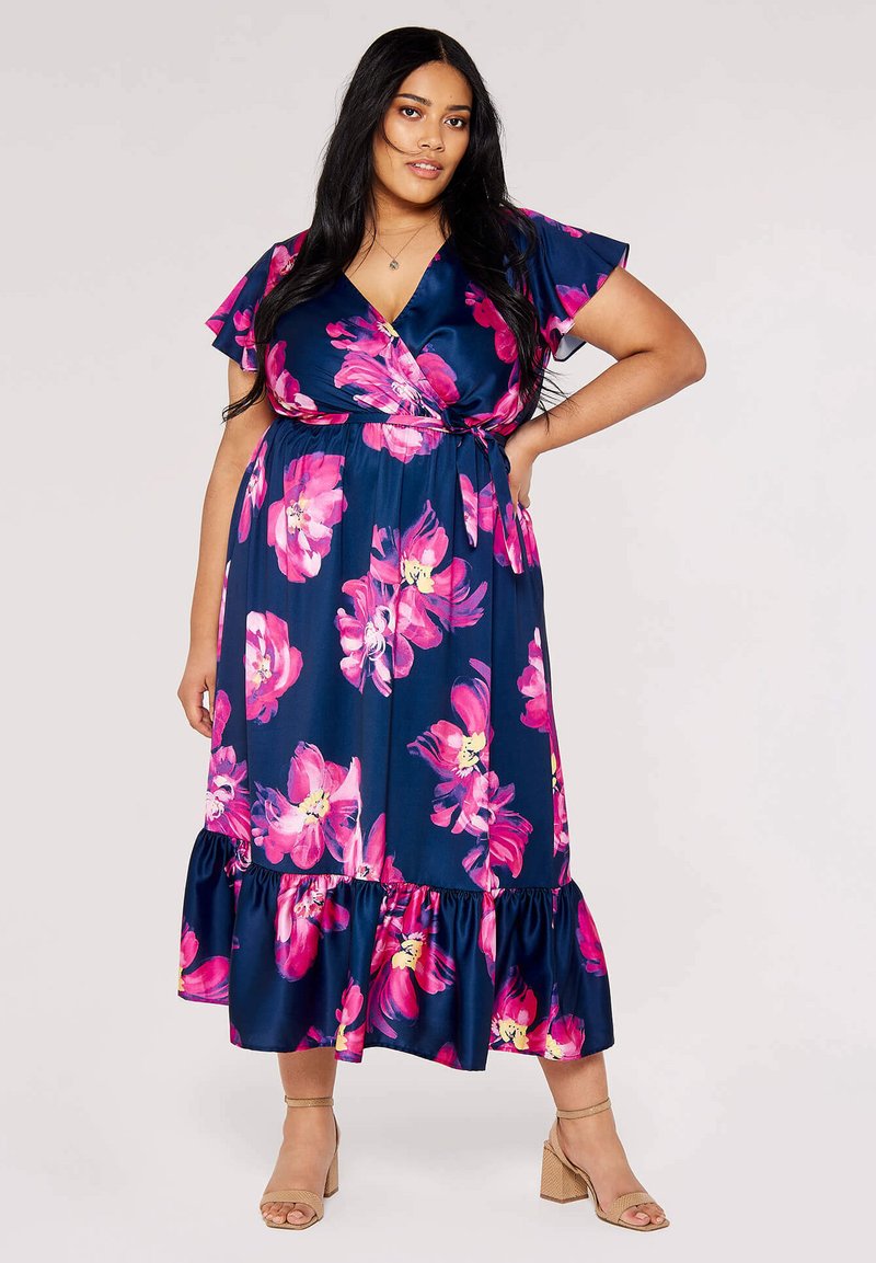 Apricot Jurk donkerblauw