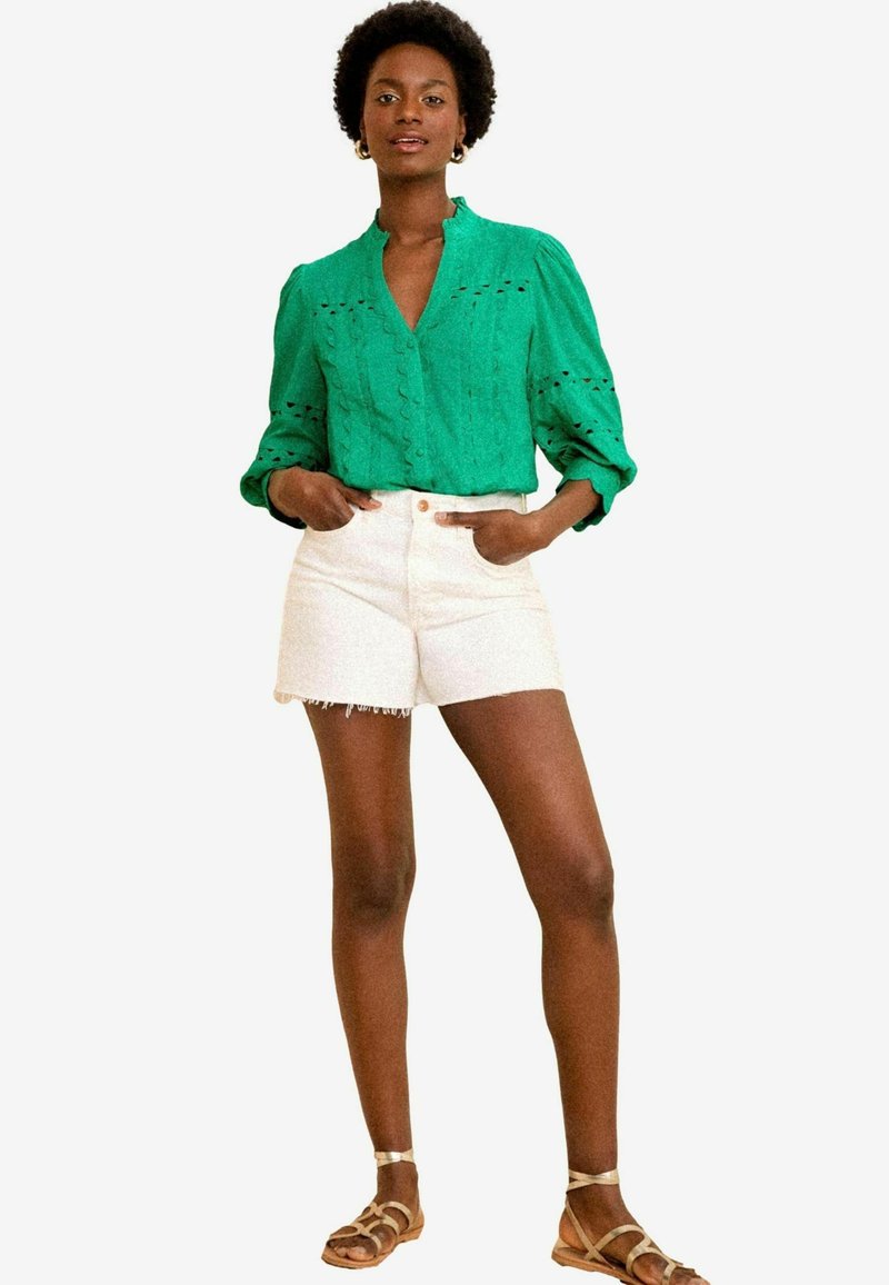Love & Roses RIC RAC TRIM - Camicia - green