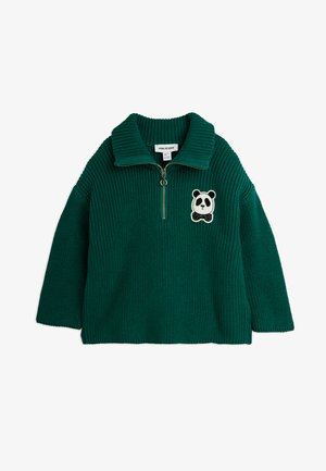 Mini Rodini, PANDA UNISEX - Svetrík - green