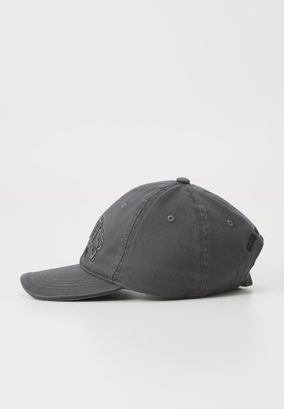 GCDS LOUNGE LOGO BASEBALL HAT UNISEX - Kapa - dark grey