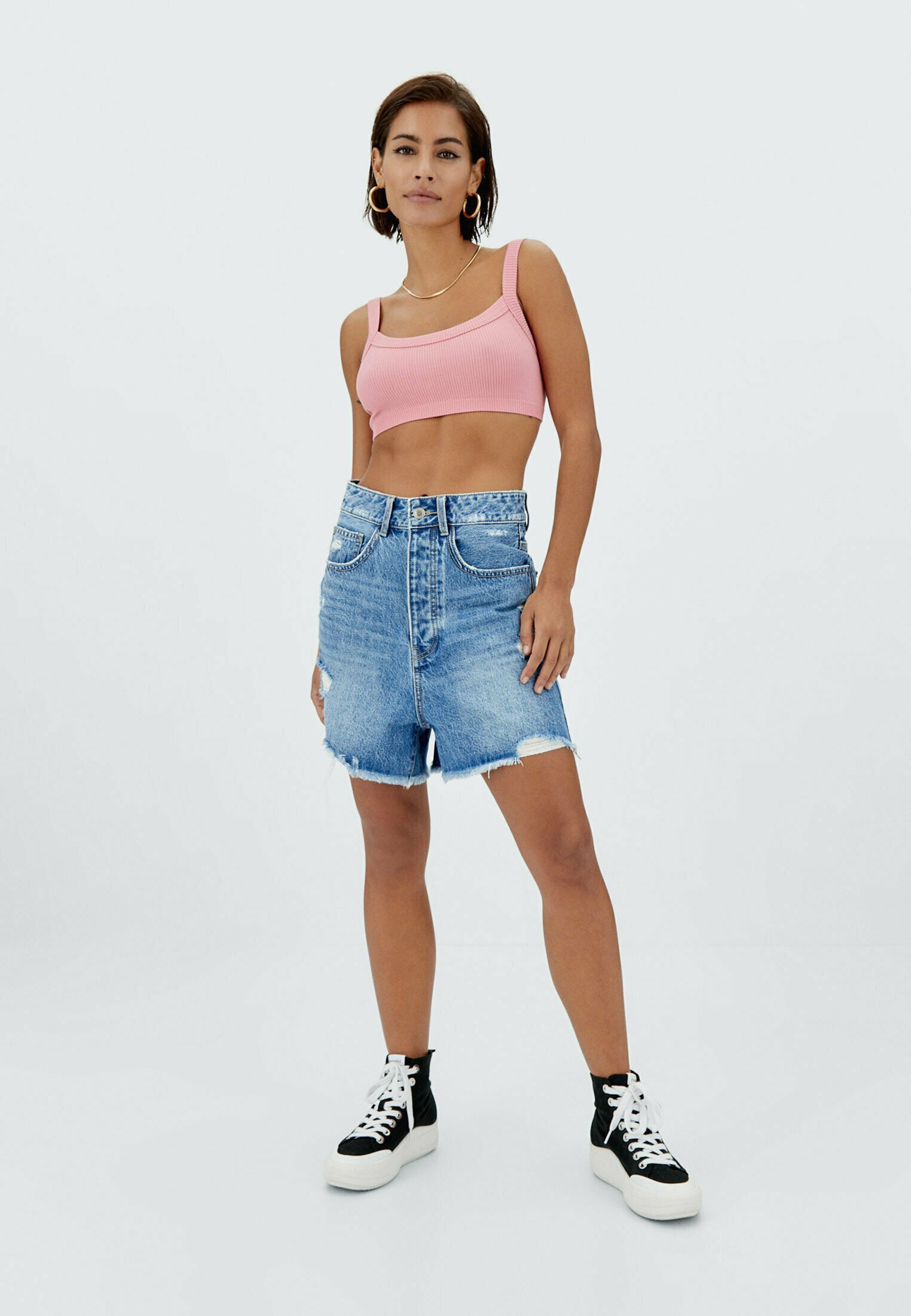 Stradivarius Top - pink/fuxia - Zalando.it