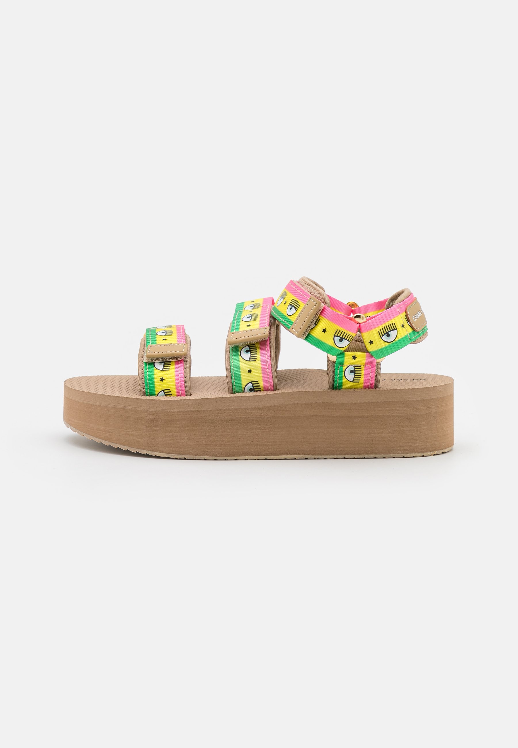 CHIARA FERRAGNI LOGOMANIA VOL.2 - Sandalias con plataforma - multicolor -  Zalando.es