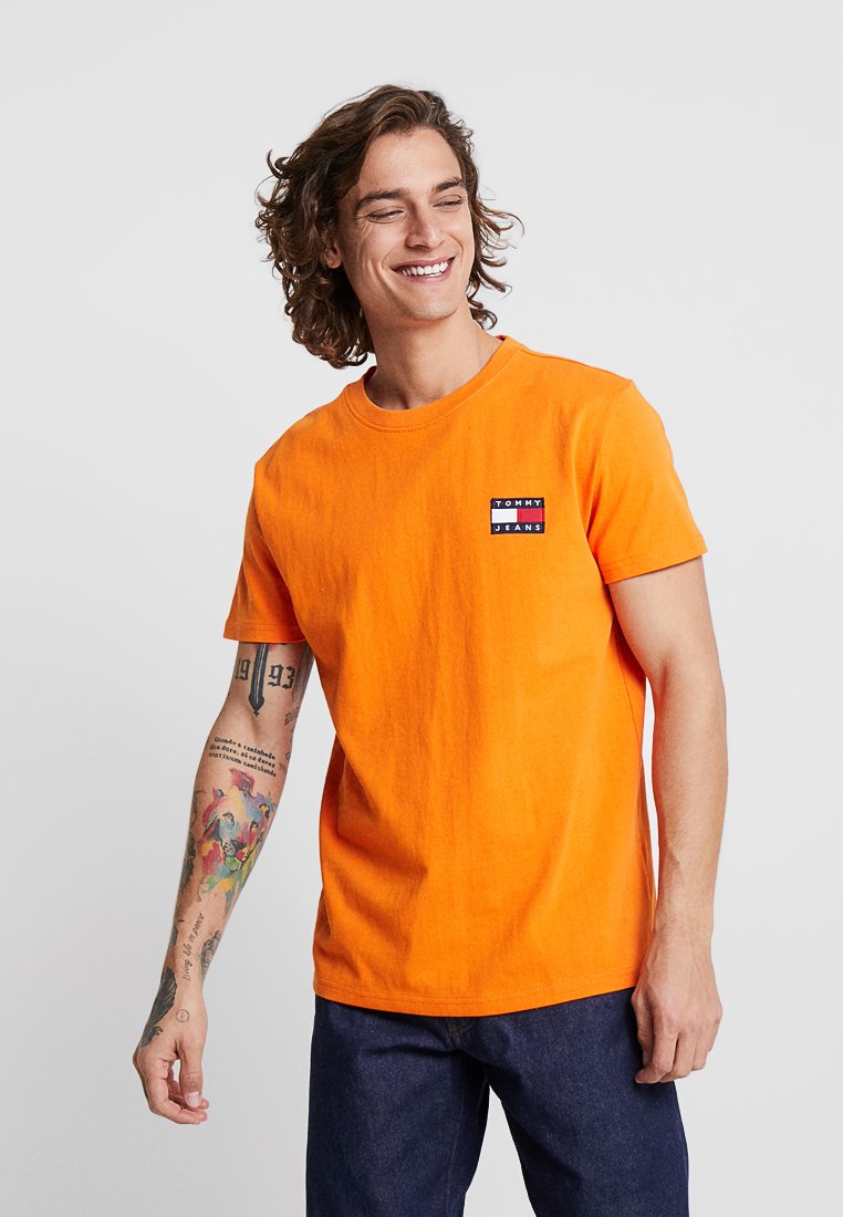 orange tommy jeans t shirt
