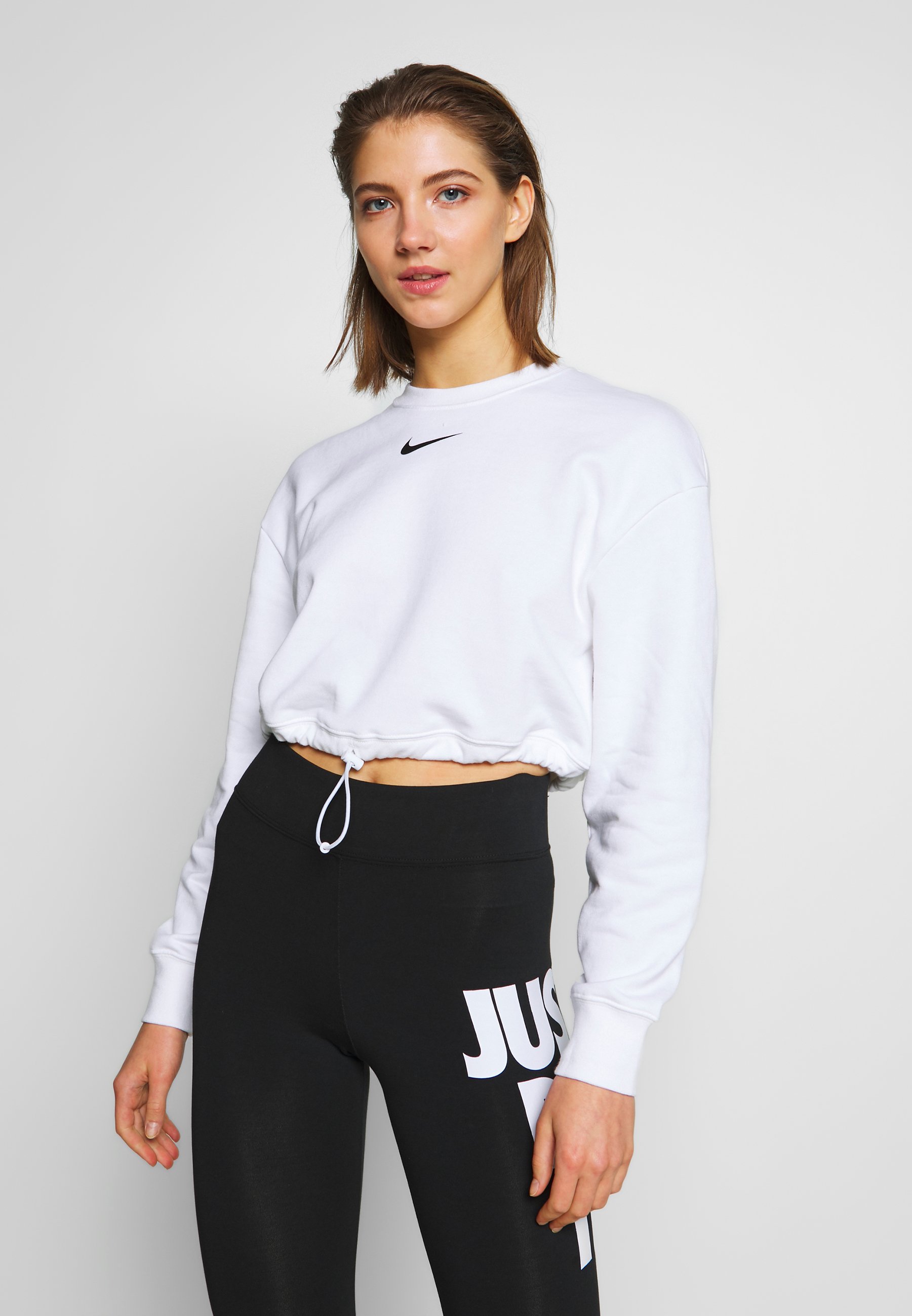 Nike Sportswear Sweater whiteblackwit Zalando.nl Nike Sportswear CREW Sweater whiteblackwit Zalando.nl