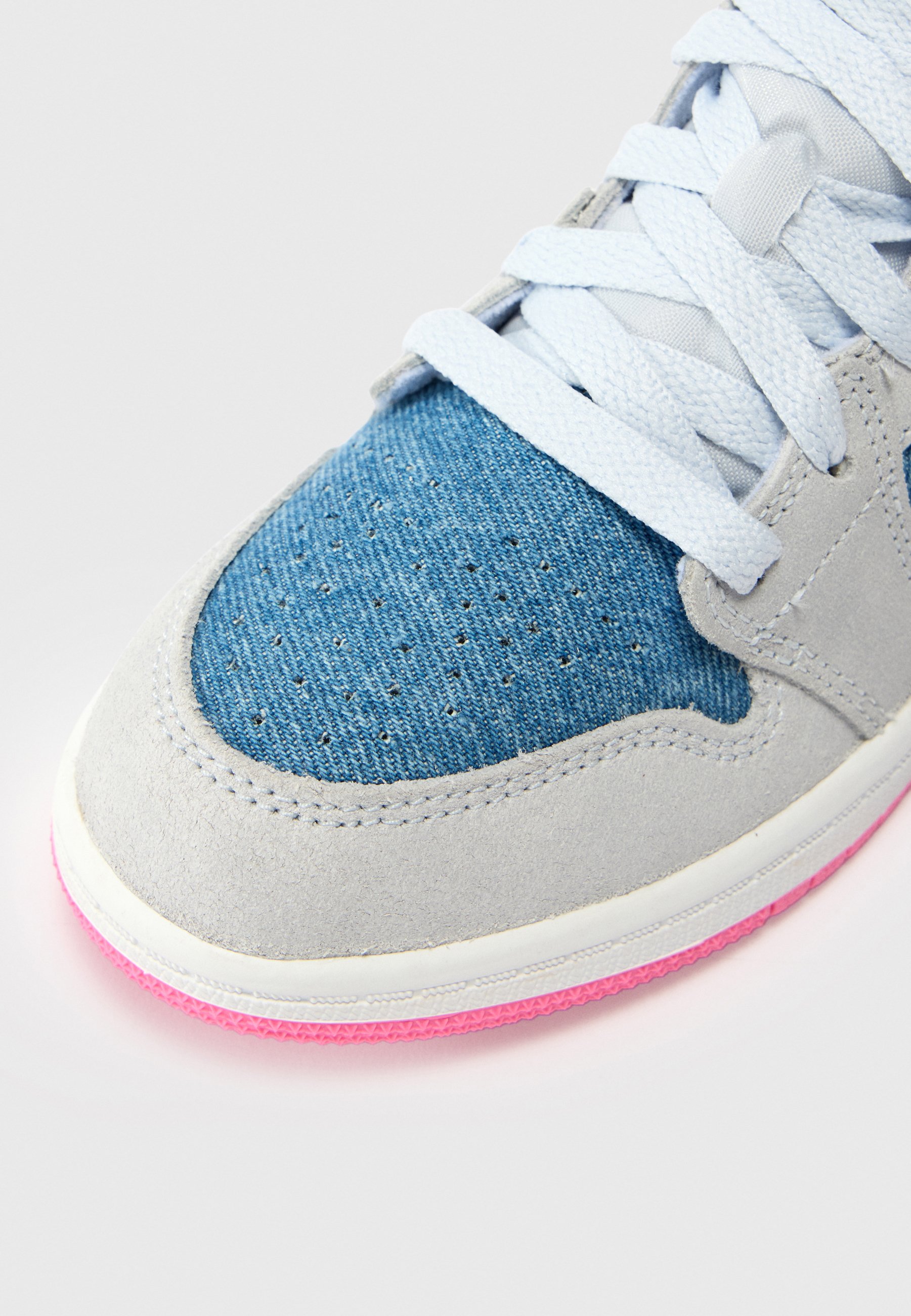 Jordan 1 MID UNIISEX - Sneakersy wysokie/niebieski - Zalando.pl