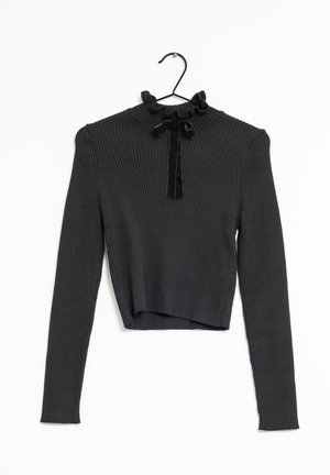 Zara Strickpullover - black