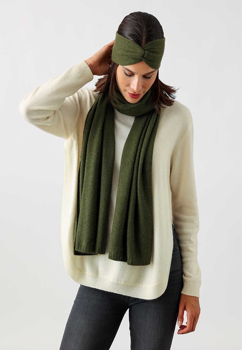 Zwillingsherz CLASSIC KURZ - Schal - olive