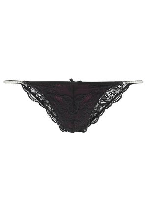 LASCANA SEXY RIOBRIEF - Briefs - black/eggplant