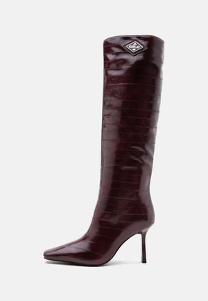 Bottes - burgundy