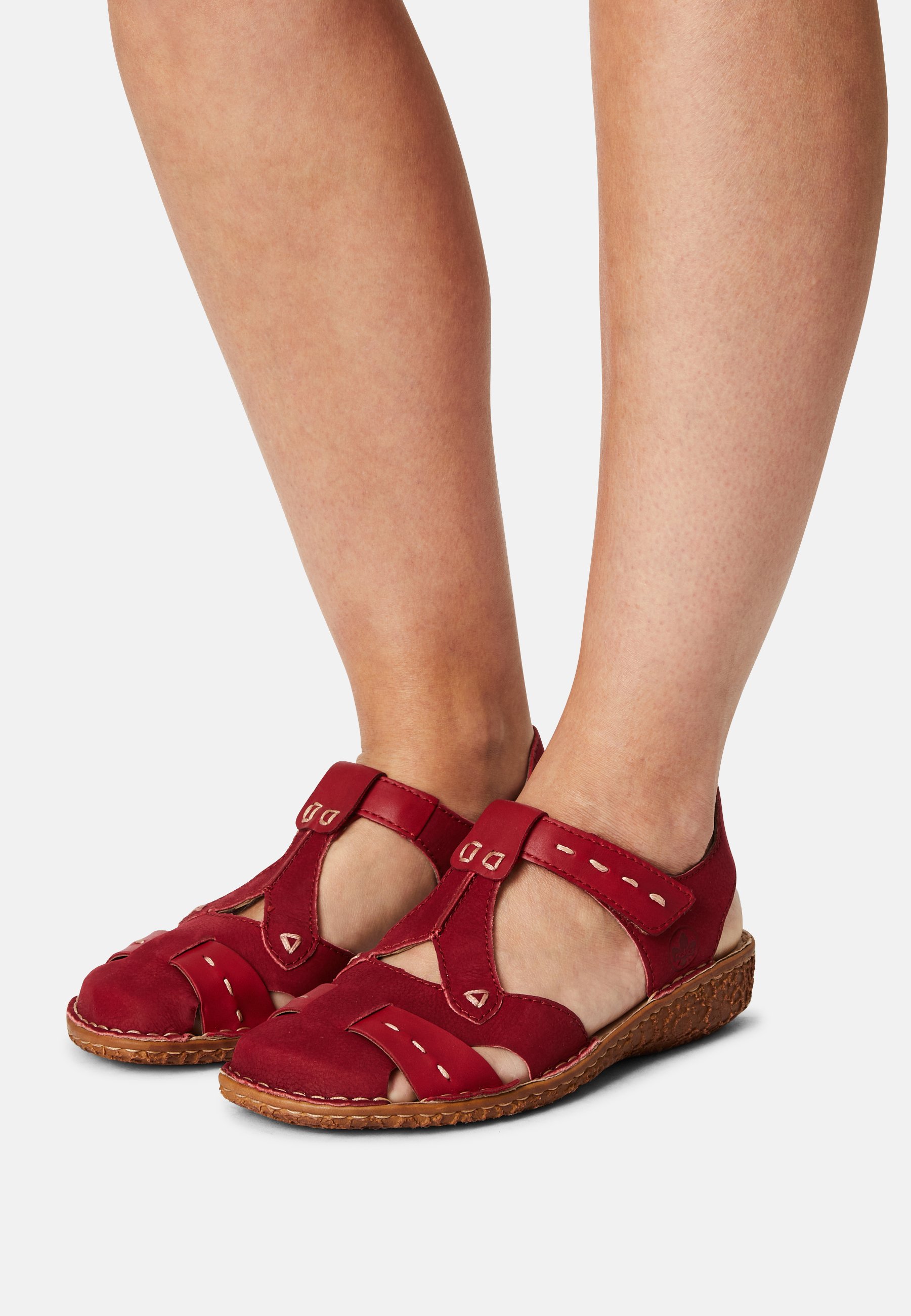 Rieker Sandalen - rot/Rood - Zalando.be