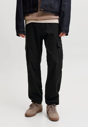 Jack & Jones, RELAXED FIT TROUSERS RELAXED FIT RELAXED FIT TROUSERS - Pantaloni cargo - black