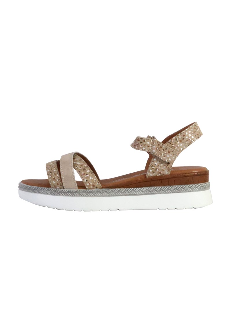 Divine Factory ALÉNOA - Sandalen met plateauzool - platine