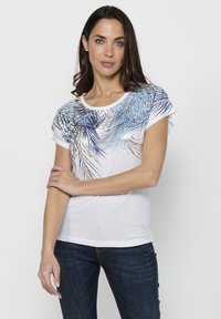 Koroshi SHORT SLEEVE  - Triko s potiskem - blanco   white
