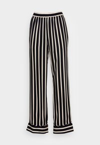 YASRUBY HW PANT VIP - Calças - black/ruby stripe