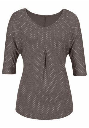 LASCANA, Strandaccessoire - taupe-gepunktet