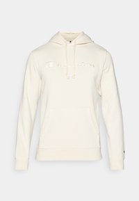 Champion ICONS TONAL HOODIE LARGE LOGO - Sweat à capuche - beige