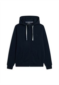 Felpa uomo con cappuccio senza zip, blu notte, L