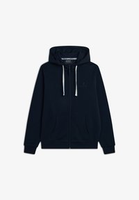 Felpa uomo con cappuccio senza zip, blu notte, L Felpa uomo con cappuccio senza zip, blu notte, L