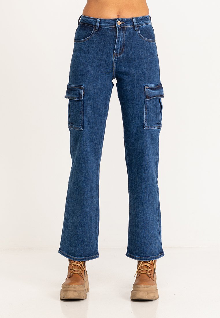 Tantra Workwear-jeans gekleurd denim