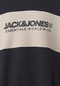 Jack & Jones JJELEGACY BLOCKING HOOD - Hoodie - navy blazer