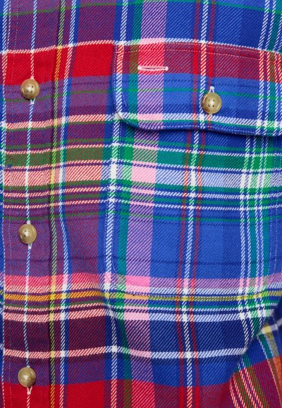 Polo Ralph Lauren LONG SLEEVE SPORT SHIRT - Chemise - red/royal multi