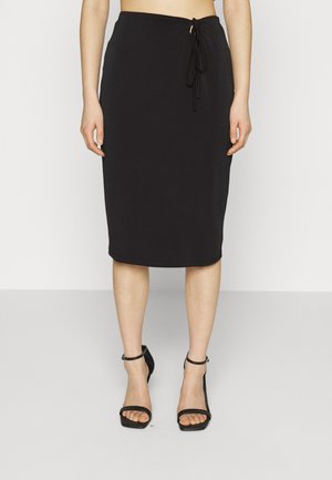 Even&Odd Petite Puzdrová sukňa - black
