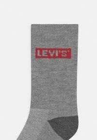 Levi's® BOX TAB HIGH CUT UNISEX 6 PACK  - Calze - dark grey heather